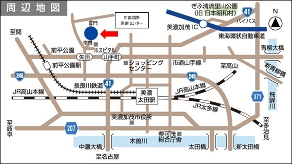 職業能力開発短期大学校と職業能力開発校までの地図