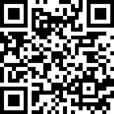 Web入校試験料納付手続きのQRコード